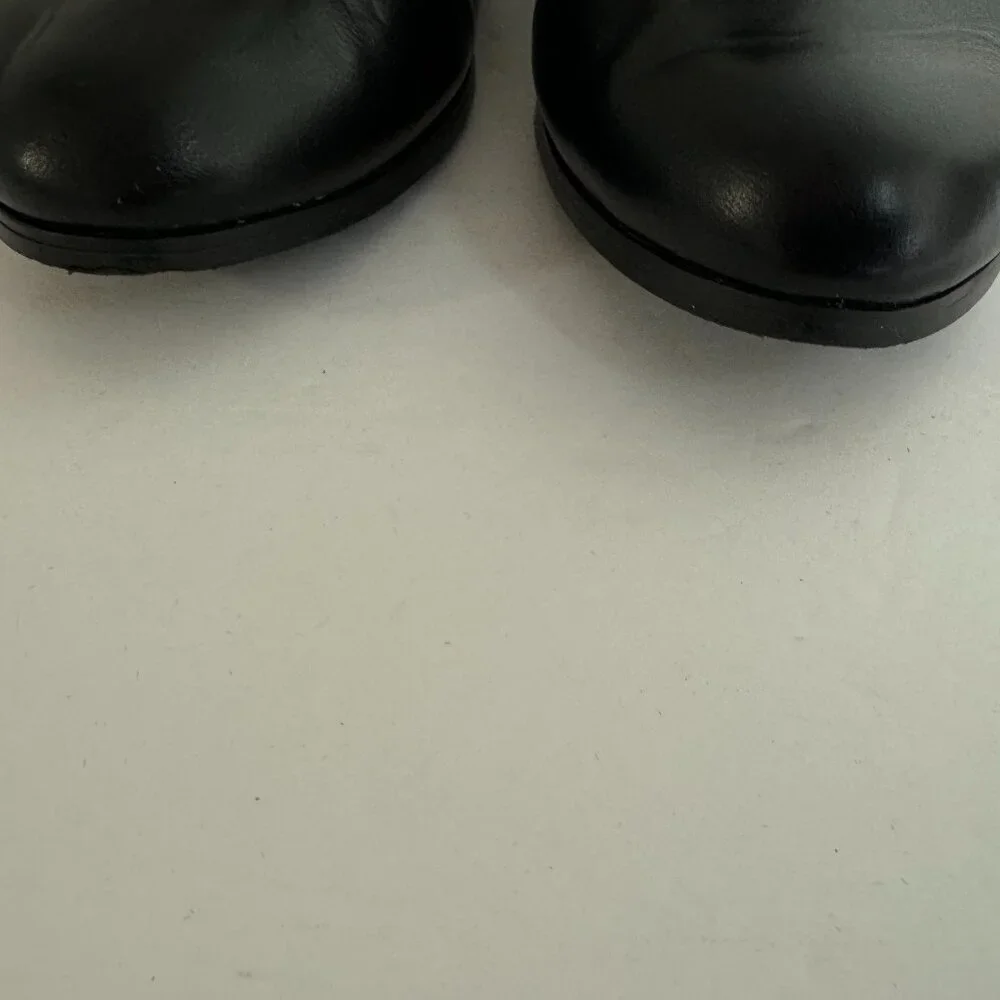 Felix Lace Up Vegan Booties Black Chelsea Crew Size EU 38